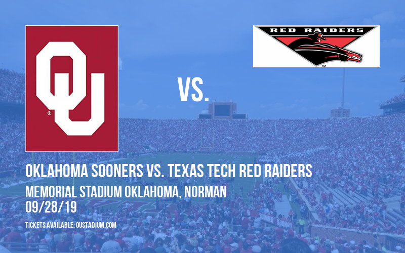 Oklahoma Sooners vs. Texas Tech Red Raiders at Memorial Stadium Oklahoma