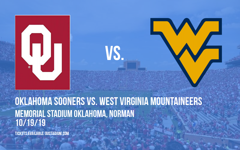 Oklahoma Sooners vs. West Virginia Mountaineers at Memorial Stadium Oklahoma