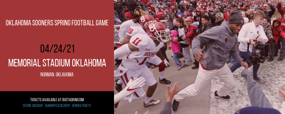 Oklahoma Sooners Spring Football Game at Memorial Stadium Oklahoma