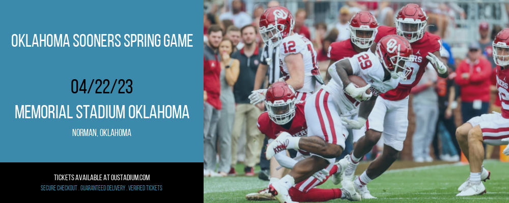 Oklahoma Sooners Spring Game at Memorial Stadium Oklahoma