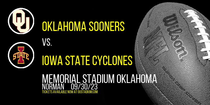 Oklahoma Sooners vs. Iowa State Cyclones at Memorial Stadium Oklahoma